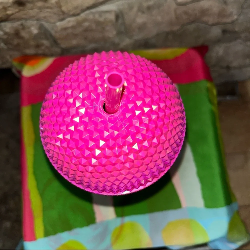NWT STARBUCKS Pink Bling Studded Frappuccino Dome Tumbler 24oz 710ML 2025